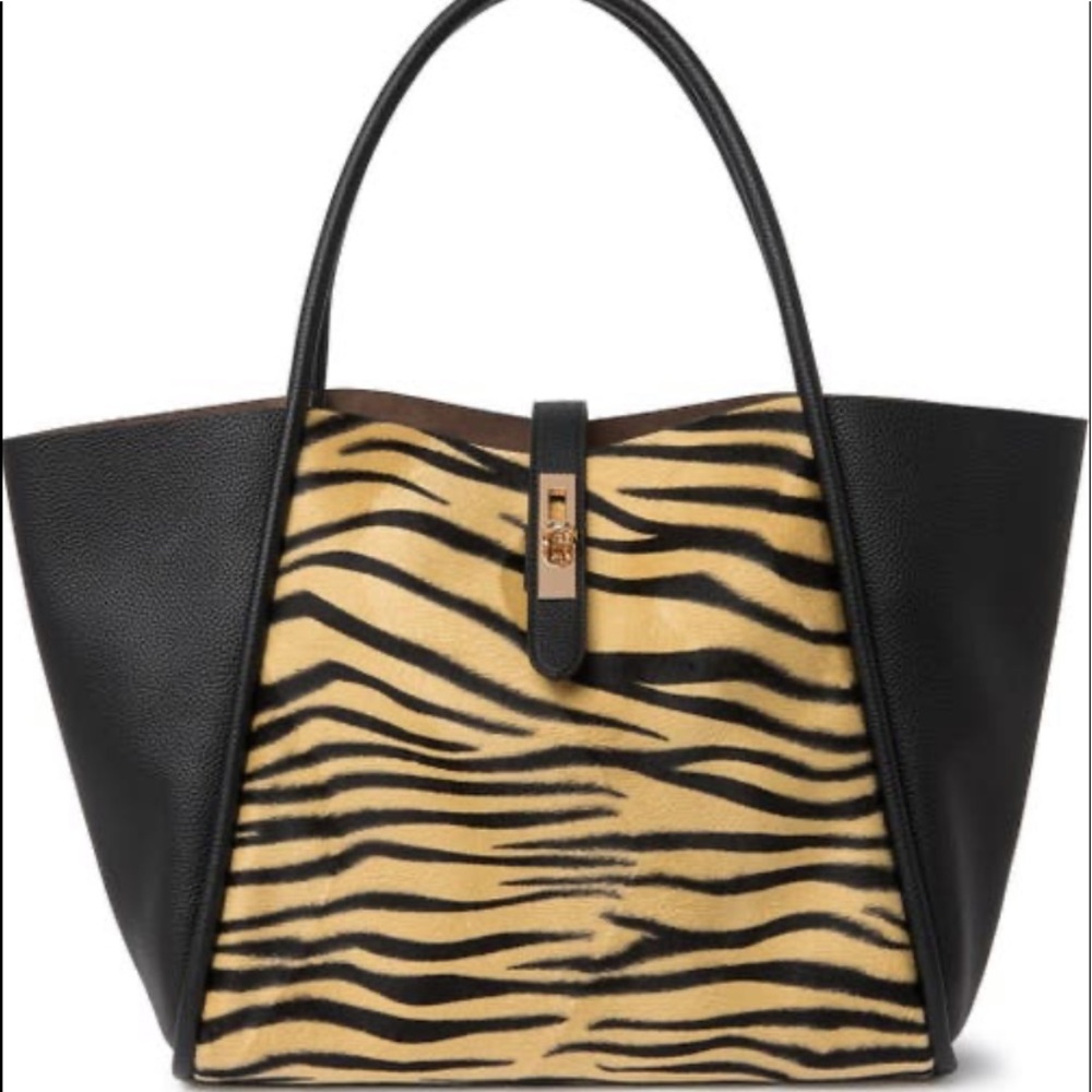UN BILLION Large Zebra striped tote bag 🖤